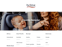 Tablet Screenshot of britax.com